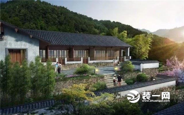 绍兴上虞区度假型民宿设计效果图曝光 大气泳池设计 - 本地资讯 - 装一网