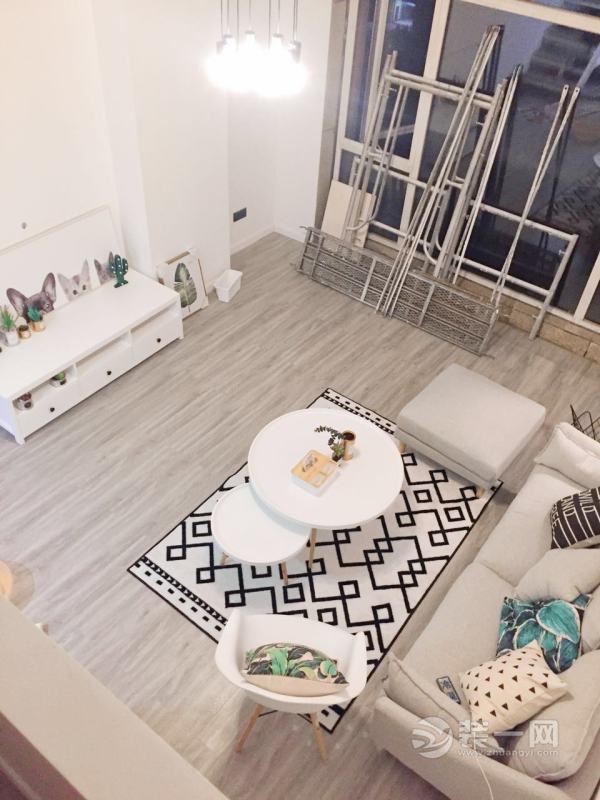 70平loft北欧风格装修过程图