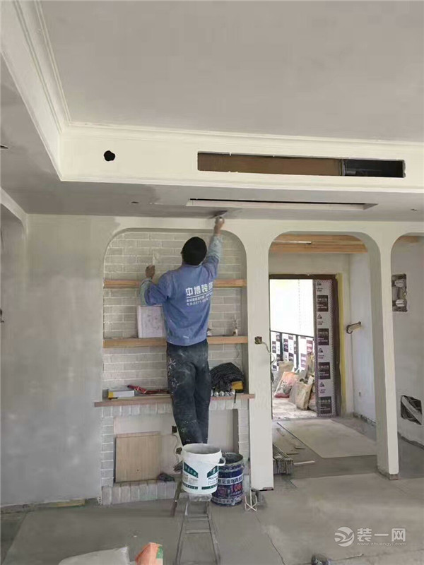 127平简美风格装修工地——油漆阶段
